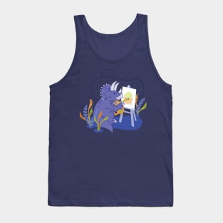 Painting Dino Tank Top